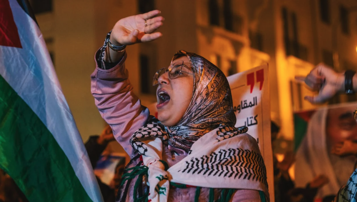 Protests erupt in Palestine following the arrest of Mahmoud Khalil. Despite having a legal right to be in the United States, people are demanding justice for Khalil and freedom for all.